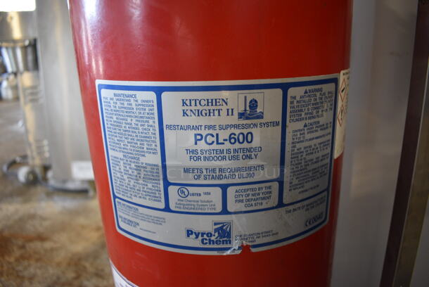 Kitchen Knight II PCL-600 Metal Fire Suppression Tank. 11x11x38 - Image 3 of 4