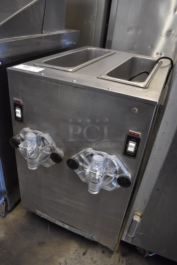 SaniServ A7581E Stainless Steel Commercial Countertop 2 Flavor Frozen Beverage Machine. 115 Volts, 1 Phase. 20x30x33 - Image 2 of 6