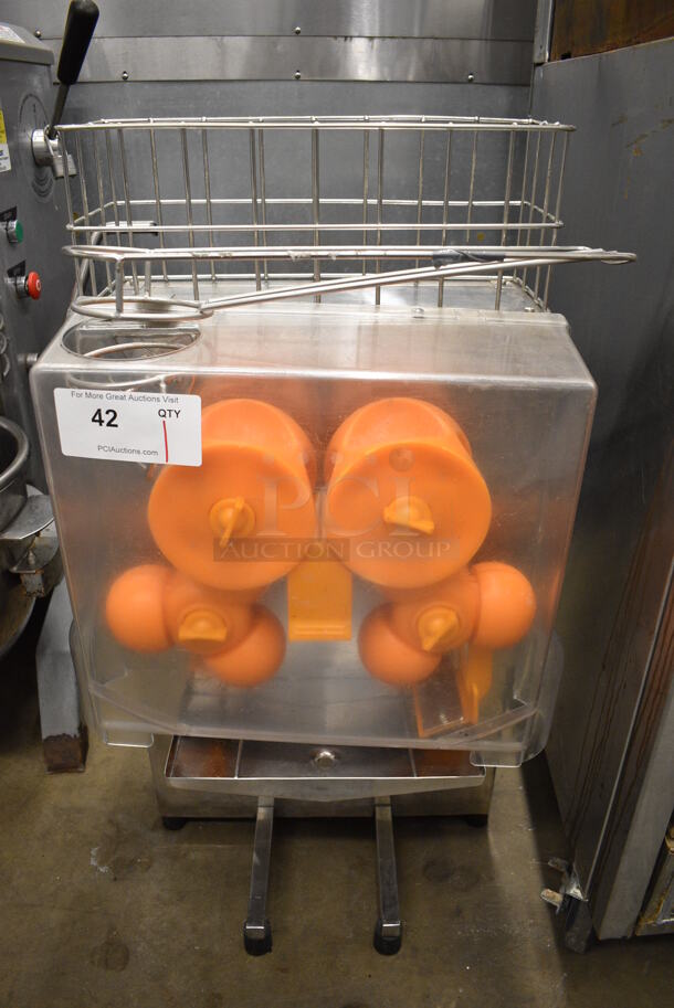 Stainless Steel Commercial Countertop Citrus Juicer. 16x13x31. Tested and Does Not Power On