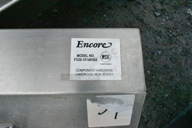 2 Stainless Steel Commercial Single Bay Wall Mount Sink w/ Faucet and Handles. 2 Times Your Bid! - Image 5 of 9