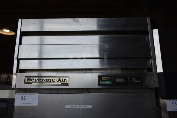 Beverage Air ER21-1AS Stainless Steel Commercial Single Door Reach In Cooler on Commercial Casters. 115 Volts, 1 Phase. Tested and Powers On But Does Not Get Cold - Image 2 of 6