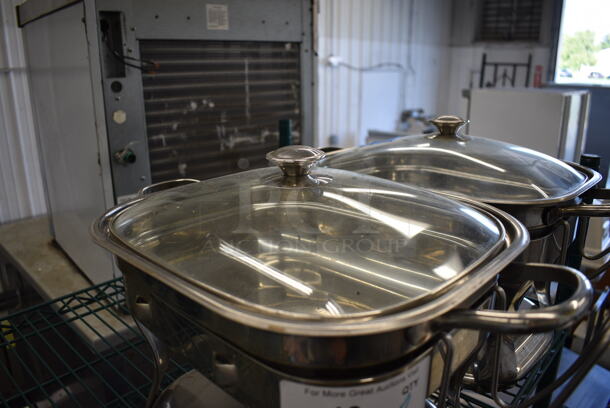 2 Metal Chafing Dishes. 12x14x9. 2 Times Your Bid! - Image 3 of 5