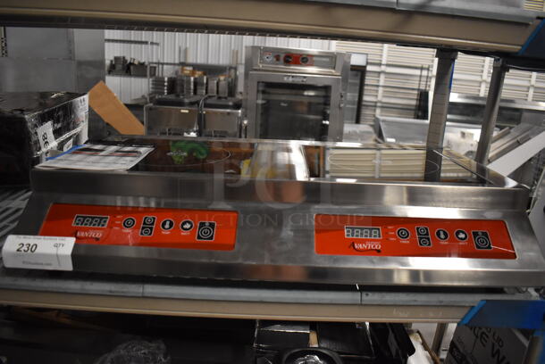 BRAND NEW! Avantco 177IC35DB Stainless Steel Commercial Countertop Electric Powered 2 Burner Induction Range. 208-240 Volts, 1 Phase. 30x17x6. Tested and Working!