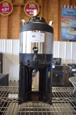 Curtis Stainless Steel and Poly Countertop Beverage Holder Dispenser.