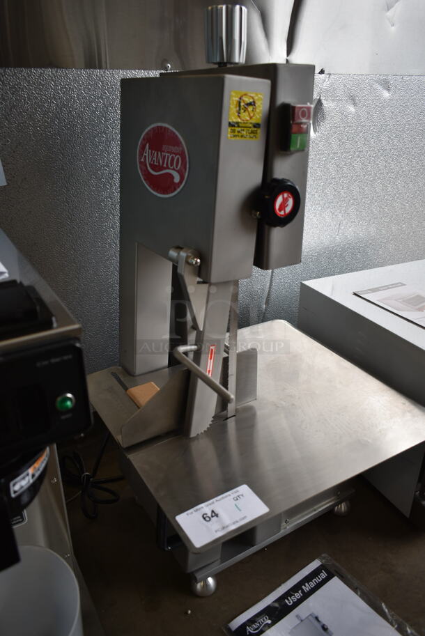 BRAND NEW SCRATCH AND DENT! Avantco HLS-1650 EMBS65SS 65" Blade Stainless Steel Countertop Vertical Band Meat Saw. 110 Volts, 1 Phase. Tested and Working! - Image 5 of 7