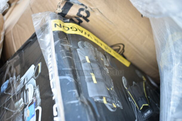 PALLET LOT of 25 BRAND NEW Boxes Including Hamilton Beach 6126-908R Blender Container, 127P400C Choice 4 oz. Clear Plastic Souffle Cup / Portion Cup - 2500/Case, Solo P200N 2 oz. Translucent Polystyrene Souffle / Portion Cup - 2500/Case, 304FND5811R Acopa Foundations 16 oz. Red Wide Rim Melamine Pasta Bowl - 12/Pack, Town 56913S 96 Cup Sushi Rice Container with Stainless Steel Finish, 128HD32COMBO Choice Heavy Duty Microwavable Plastic Deli Container, 4339BULK White Uncoated Paper Plates, 395RP10 EcoChoice No PFAS Added 10" Natural Bagasse Blend 3 Compartment Plate - 500/Case. 25 Times Your Bid!  - Image 12 of 12