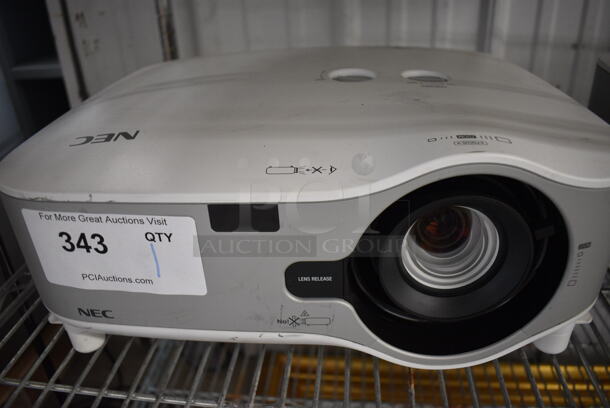 NEC Model NP2250 LCD Projector. 100-240 Volts, 1 Phase. 21x28x8 - Image 3 of 4