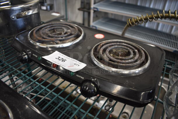 Walmart Model HP202-U21 Metal Countertop Electric Powered Single Burner Range. 120 Volts, 1 Phase. 18x11x3 - Image 2 of 4