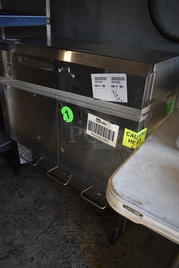Silver King Model SKMAJ3 Stainless Steel Commercial Countertop Milk Dispenser. Does Not Have Refrigeration or Electrical. 115 Volts, 1 Phase. 38x17.5x39.5 - Image 5 of 5