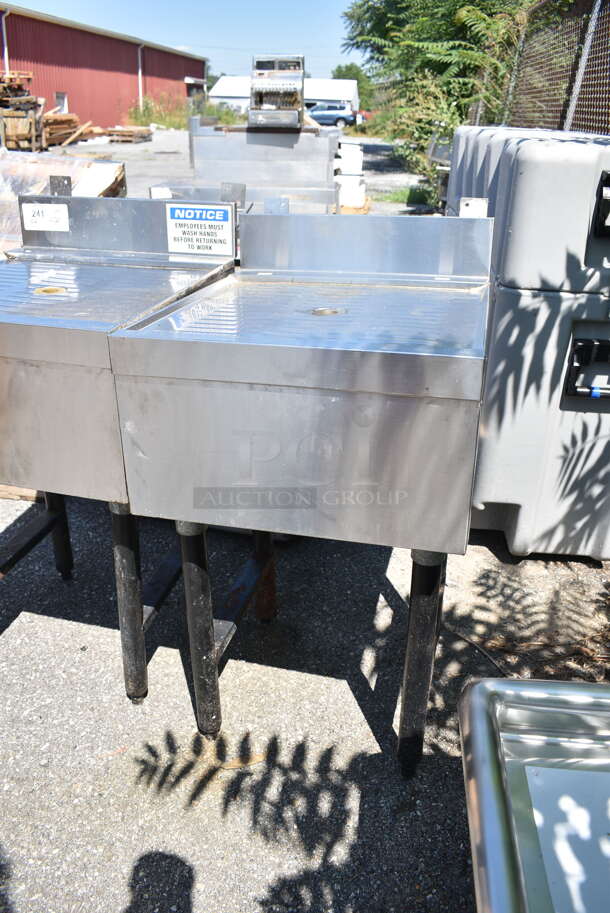 2 Stainless Steel Commercial Drain Board. 2 Times Your Bid! - Image 2 of 4
