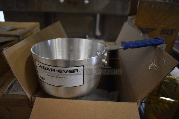 4 BRAND NEW IN BOX! Vollrath Metal Sauce Pots. 12x6x3.5. 4 Times Your Bid! - Image 1 of 4