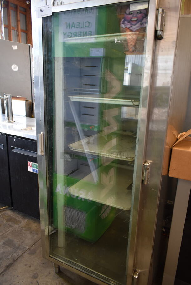 Traulsen Stainless Steel Commercial Single Door Reach In Cooler Merchandiser. Tested and Working! - Image 3 of 5
