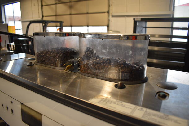 Schaerer Barista Stainless Steel Commercial Countertop 2 Group Espresso Machine w/ 4 Portafilters, 2 Steam Wands and 2 Hoppers. 208 Volts, 1 Phase. 29x22x30 - Image 3 of 8