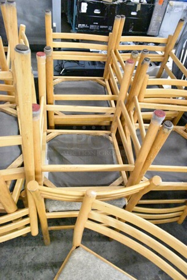 19 Wood Pattern Dining Height Chair. 19 Times Your Bid!  - Image 8 of 9