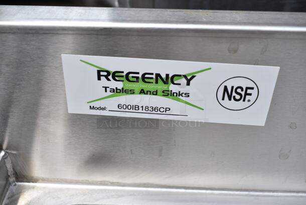 BRAND NEW SCRATCH AND DENT! Regency 600IB1836CP 18" x 36" Underbar Ice Bin with 7 Circuit Post-Mix Cold Plate and Bottle Holders - 79 lb.  - Image 5 of 5