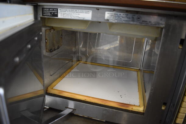 Sharp Model R-21AP Metal Commercial Countertop Microwave Oven. 120 Volts, 1 Phase. 22x16.5x16 - Image 4 of 5