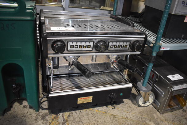 La Spaziale Stainless Steel Commercial Countertop 2 Group Espresso Machine w/ 2 Portafilters and 2 Steam Wands. 21x24x20 - Image 3 of 6