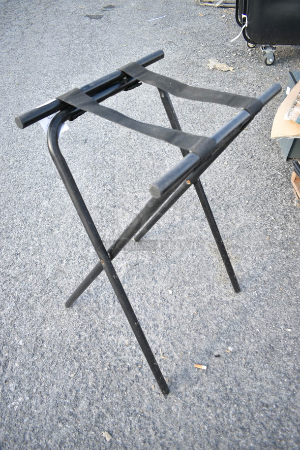 20 BRAND NEW SCRATCH AND DENT! Black Metal Serving Tray Stands. 20 Times Your Bid! - Image 3 of 4