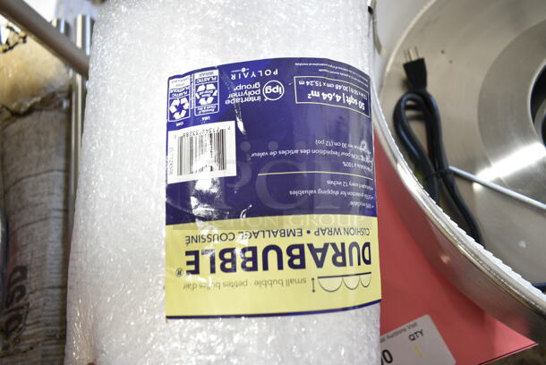 BRAND NEW SCRATCH AND DENT! Lot Includes DBS12X50R 3/16" Durabubble - 12" x 50' mini rolls perf 12" 7, Metal Legs - Image 3 of 7