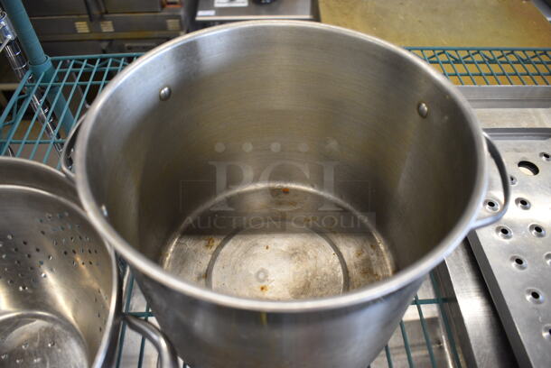 2 Various Metal Items; Colander and Stock Pot. 13x10x6.5, 12x10x8.5. 2 Times Your Bid! - Image 3 of 3