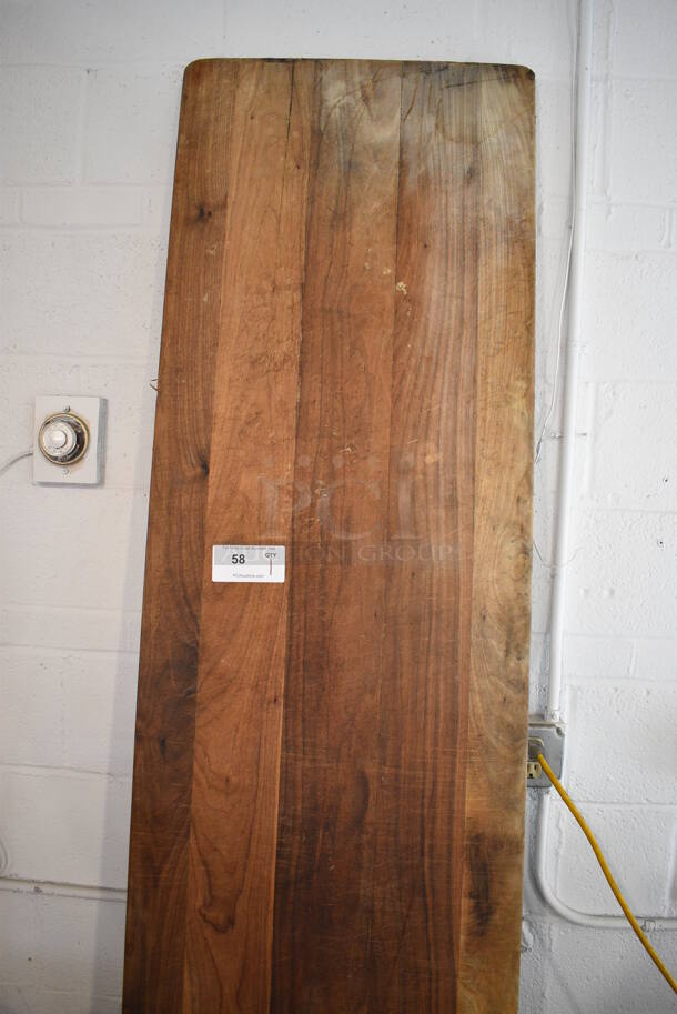 Butcher Block Tabletop. 21.5x89x1.5 - Image 2 of 3