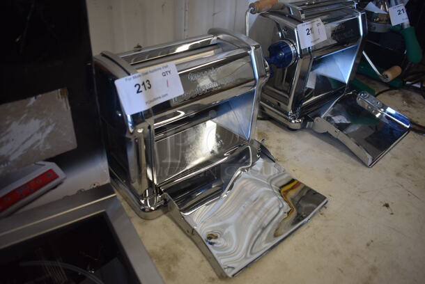 LIKE NEW AND USED ONLY A FEW TIMES! Imperia Manual Stainless Steel 8 1/4" Pasta Machine Tested and Working! - Image 2 of 3