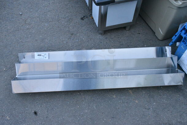 BRAND NEW SCRATCH AND DENT! Steelton 712B5548D Stainless Steel Double Tier Speed Rail - 48" - Image 2 of 5