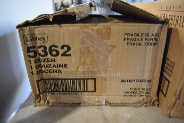 12 BRAND NEW IN BOX! Libbey 5362 Glass 10 oz Mugs. 5x3x5.5. 12 Times Your Bid! - Image 3 of 4