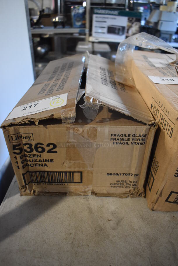 12 BRAND NEW IN BOX! Libbey 5362 Glass 10 oz Mugs. 5x3x5.5. 12 Times Your Bid! - Image 4 of 4
