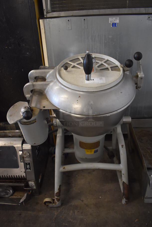 Hobart VCM40 Metal Commercial Floor Style Vertical Cutter Mixer. 220 Volts, 3 Phase. 29x24x46