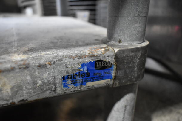 Stainless Steel Commercial Equipment Stand w/ Metal Under Shelf.  - Image 5 of 5