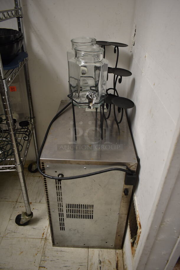 ALL ONE MONEY! ROOM LOT of Various items Including Shelving Units and Contents Including Warming Lamps, Ice Bucket, Vases. BUYER MUST REMOVE. (dish room) - Image 6 of 7