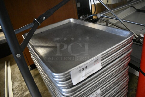 12 Metal Half Size Baking Pans. 13x18x1. 12 Times Your Bid! - Image 2 of 3