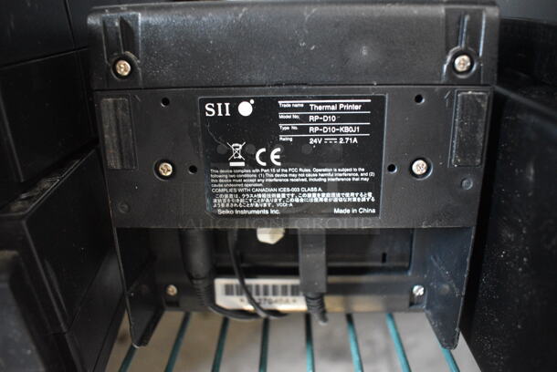 Model HT Elite A-II 15" POS Monitor, SII Model RP-D10 Thermal Receipt Printer, Ingenico Model iPP320 Credit Card Reader, Mouse and Metal Cash Drawer - Image 5 of 6