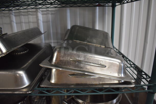 ALL ONE MONEY! Tier Lot of 6 Stainless Steel Chafing Dish Dome Covers - Image 4 of 5