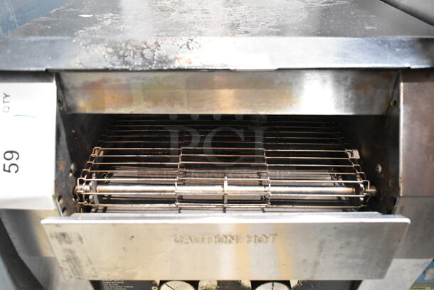 Hatco TQ-20BA Stainless Steel Commercial Countertop Conveyor Oven. 208 Volts, 1 Phase.  - Image 3 of 5