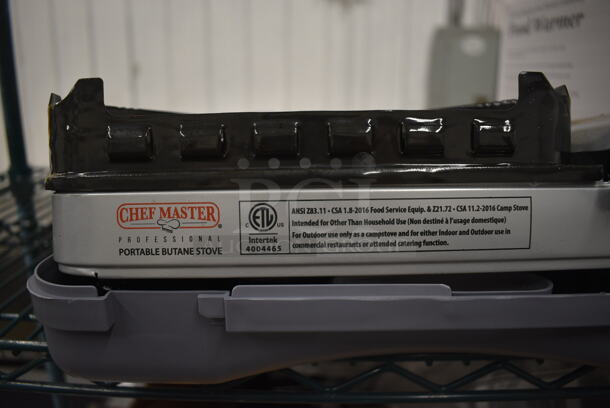 2 Chef Master Butane Powered Single Burner Induction Range in Case. 14x12x4. 2 Times Your Bid! - Image 2 of 6