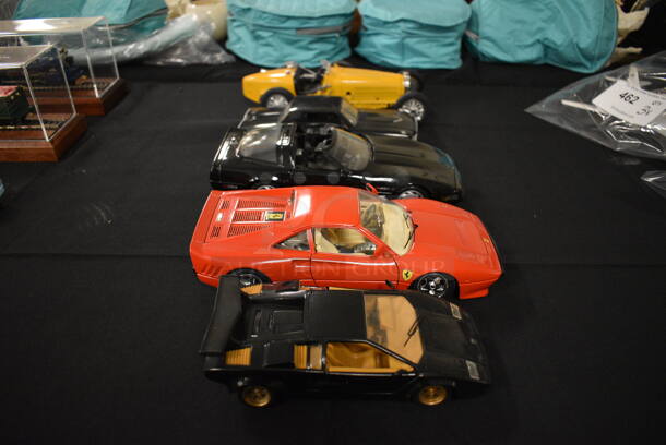 5 Collectible Vintage Model Cars! Includes Lamborghini Countach, 1984 Ferrari GTO, Corvette, and 1984 Bugatti. 5 Times Your Bid! - Image 1 of 12