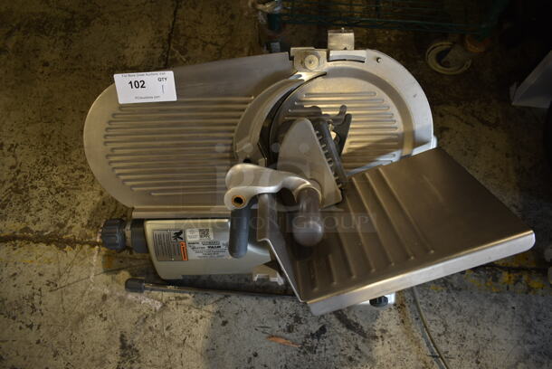 Hobart 2812 Stainless Steel Commercial Countertop Meat Slicer. 120 Volts, 1 Phase. Tested and Working!
 - Image 2 of 4