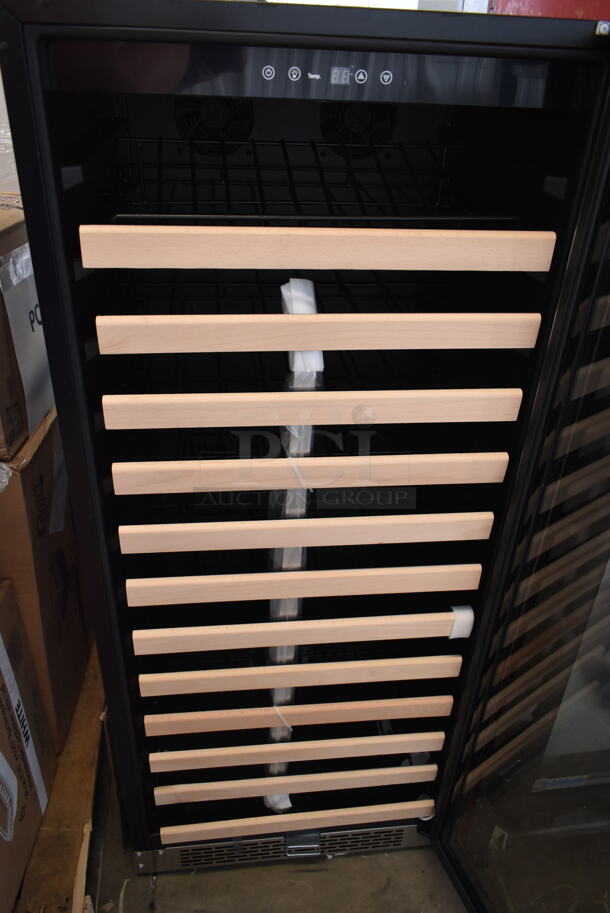BRAND NEW SCRATCH AND DENT! Danby DBC2760BLS Stainless Steel Dual Zone 27 Bottle Built-In French Door Beverage Wine Cooler Merchandiser. 115 Volts, 1 Phase. Tested and Working! - Image 3 of 5