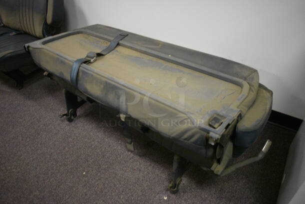 2 Black Leather Two Passenger Seat .  2 Times Your Bid! (Main Building) - Image 5 of 6