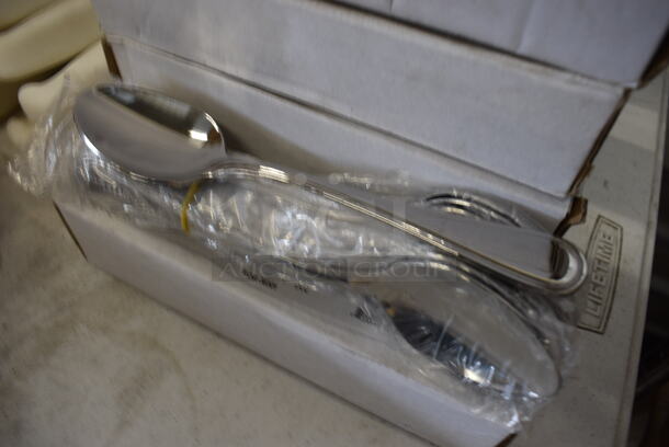 72 BRAND NEW IN BOX! Winco 0034-03 Stainless Steel Stanford Dinner Spoons. 7.5". 72 Times Your Bid! - Image 3 of 4