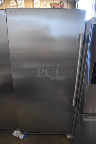 BRAND NEW SCRATCH AND DENT! 2019 Electrolux FPFU19F8RFE Stainless Steel Single Door Reach In Freezer. 115 Volts, 1 Phase. 36x36x70. Tested and Working!
