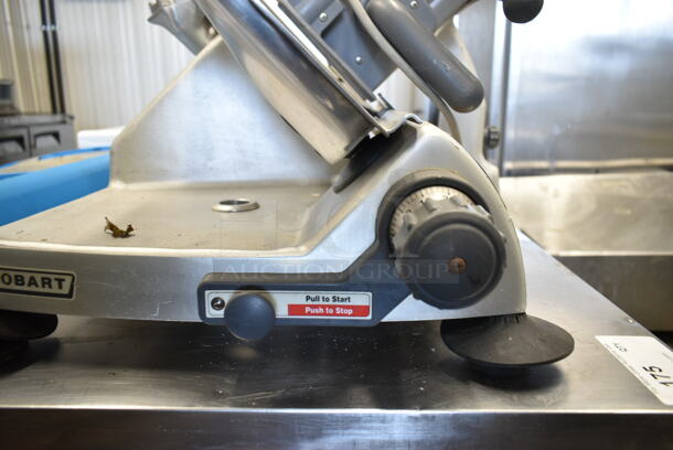 Hobart 2612PS Stainless Steel Commercial Countertop Meat Slicer. 120 Volts, 1 Phase. Tested and Working! - Image 4 of 4