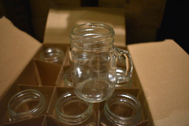 9 Boxes of 12 BRAND NEW Acopa Drinking Jars. 2.5x2x3. 9 Times Your Bid! (bar)
