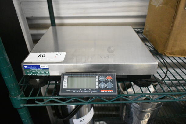 Rice Lake BP 1214-15R Metal Countertop Scale. Tested and Working! - Image 1 of 4