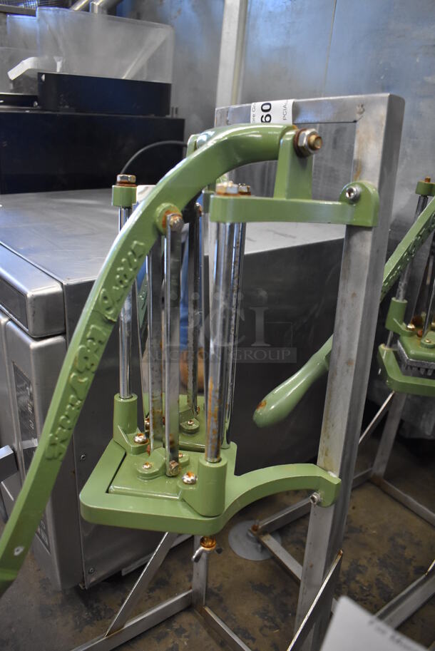 Metal Commercial Countertop French Fry Cutter on Frame. 12x15x26 - Image 2 of 4