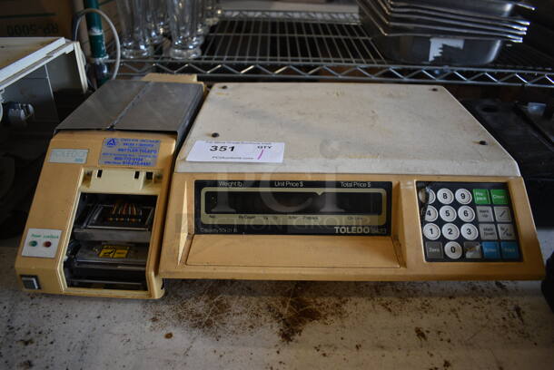 Toledo 8423 Metal Countertop Food Portioning Scale. 20.5x14x5.5. Tested and Does Not Power On