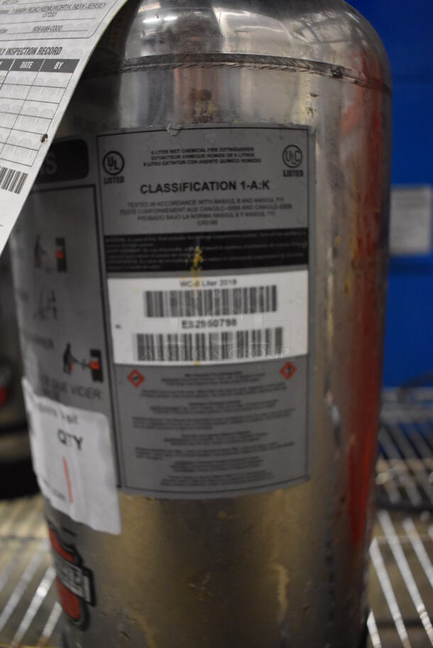 Buckeye Wet Chemical Fire Extinguisher. Buyer Must Pick Up - We Will Not Ship This Item. 10x7x18.5 - Image 4 of 5