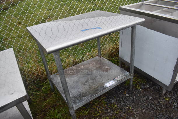 Eagle Stainless Steel Table w/ Metal Under Shelf. 36x30x34 - Image 2 of 4